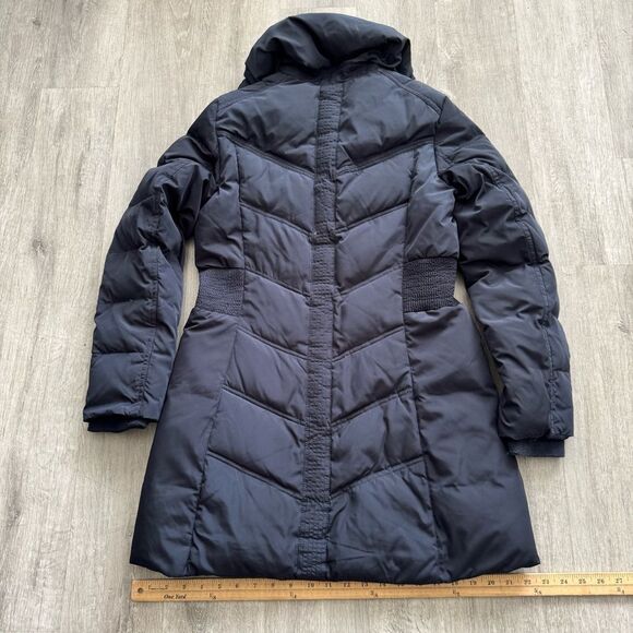 Cole Haan Women's navy blue down filled puffer jacket size small - Picture 2 of 5